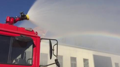 哈瓦無人機抗強暴雨測試