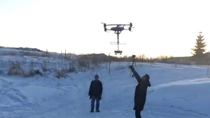 哈瓦無人機抗低溫零下40度飛行測試