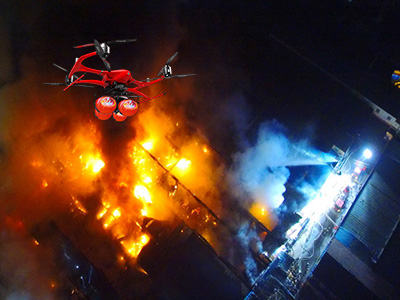 無人機“參軍”，助力北京消防