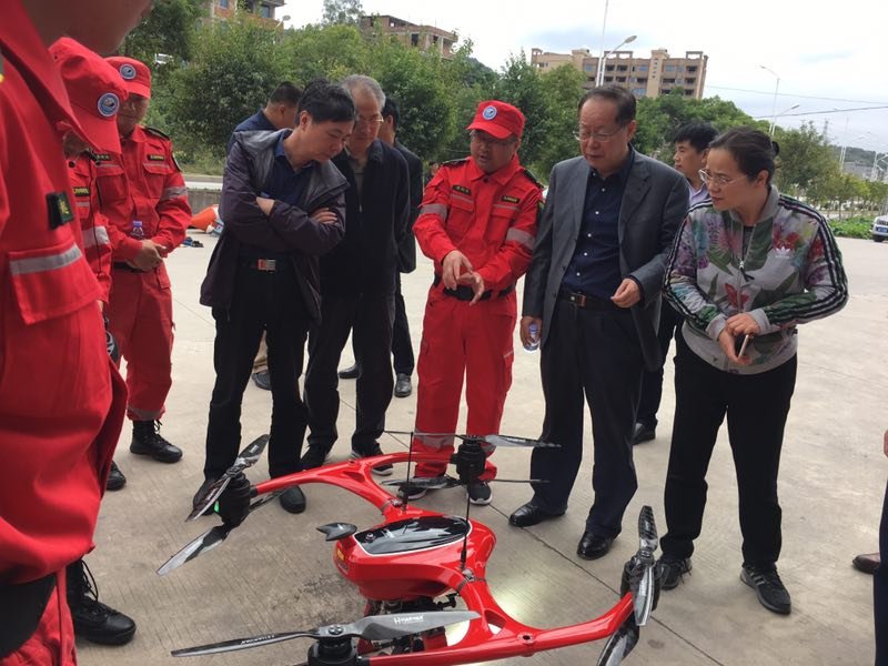 防汛搶險新設備、新技術展演 哈瓦無人機成焦點