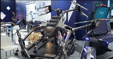 第五屆中國軍博會在北京國家會議中心舉行 哈瓦無人機等展品首次亮相